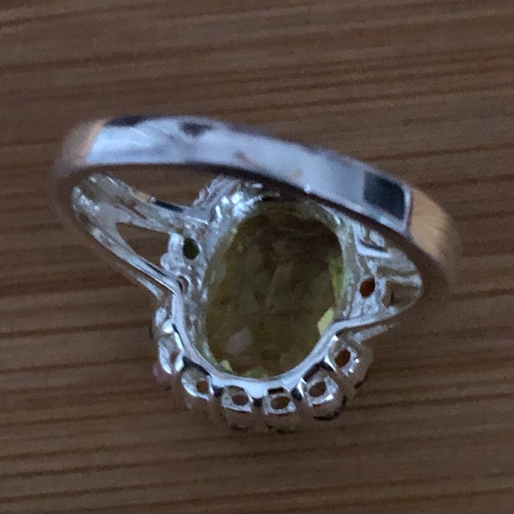 $79 Designer Estate Ring  Sterling Silver  Size 10  925 THAILAND - Picture 4 of 5